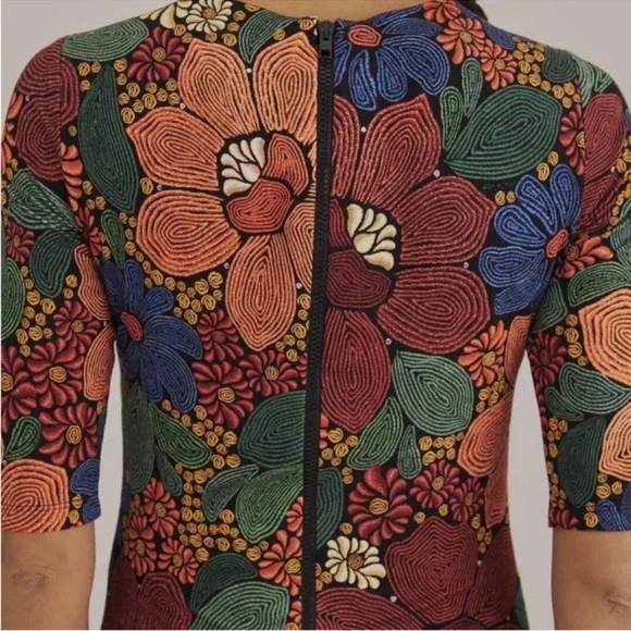 FARM Rio Colorful Floral Midi Dress - Picture 5 of 9